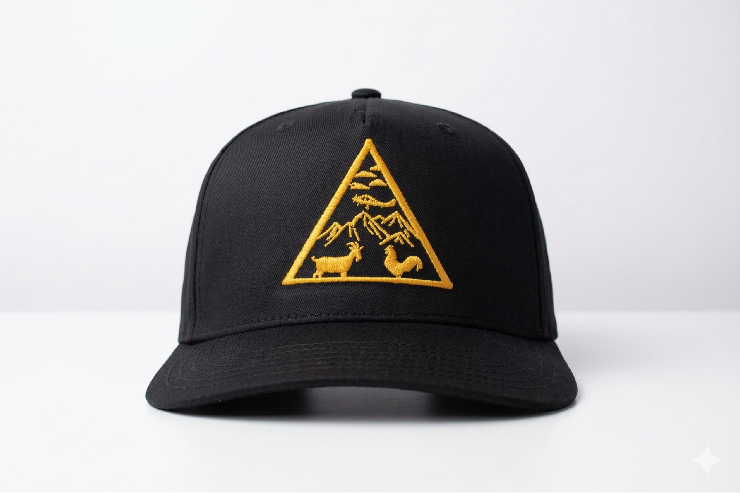 TRIANGULO DORADO SNAPBACK HAT | VIDA INFAME