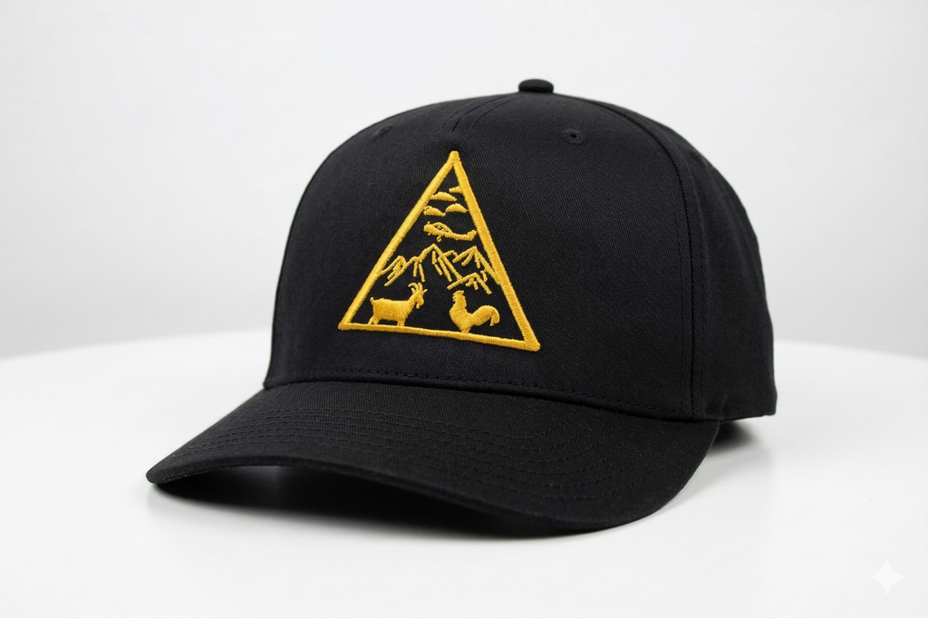 TRIANGULO DORADO SNAPBACK HAT | VIDA INFAME