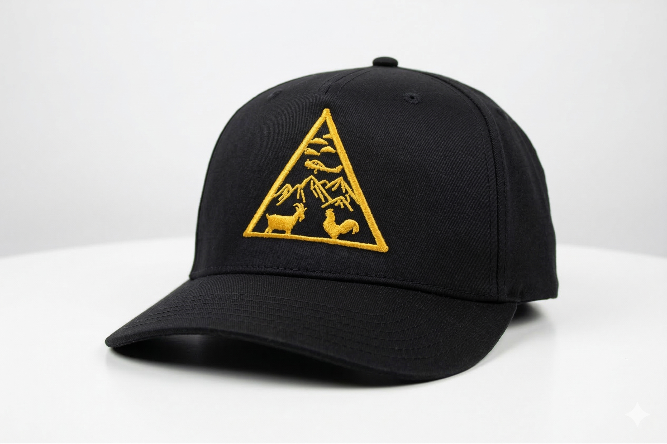 TRIANGULO DORADO SNAPBACK HAT | VIDA INFAME
